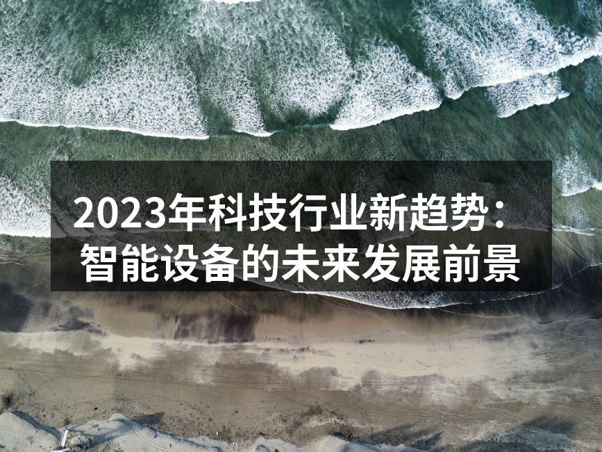 智能设备在日常生活中的普及